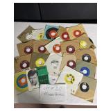 20 ASSORTED 45 RECORDS GOOD CONDITION