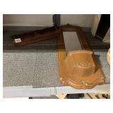 WALL MIRROR PLASTIC FRAME 24 INCHES HIGH AND