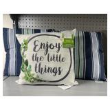 ENJOY THE LITTLE THINGS NEW PILLOW AND TWO