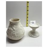 BELLEEK RETROSPECT MASK HURRICANE LAMP 7" H TEA