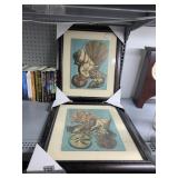 SEASHELL MODERN PRINTS RAISED MOUNTING UNDER