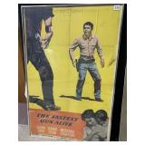 MOVIE POSTER THE FASTEST GUN ALIVE 1956, FRAMED
