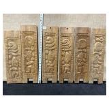 GROUP OF TWO BY 6 PANELS MATCHING 22 INCH BY 6