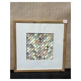 UNDER GLASS RAISED DESIGN PAPER 17": 17"