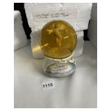 FOOTPRINT IN THE SAND MUSICAL GLOBE WITH