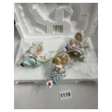 BRADFORD EXCHANGE 2009 3 ANGELS W/ STYROFOAM