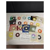 20 ASSORTED 45 RECORDS GOOD CONDITION