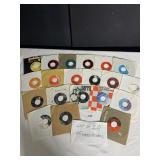20 ASSORTED 45 RECORDS GOOD CONDITION