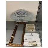 MEMO BOARD, SIGN FRAME