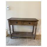 MODERN 2 DRAWER STAND W/ LOWER SHELF 39" W