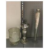 15-INCH-TALL CANDLE HOLDER, PEDESTAL CANDLE