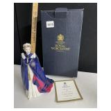 ROYAL WORCHESTER GOLDEN JUBILEE FIGURINE W/ BOX