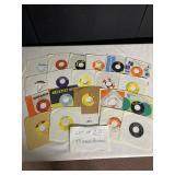 20 ASSORTED 45 RECORDS GOOD CONDITION