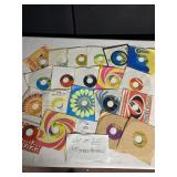 20 ASSORTED 45 RECORDS GOOD CONDITION
