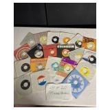 20 ASSORTED 45 RECORDS GOOD CONDITION