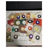 20 ASSORTED 45 RECORDS GOOD CONDITION