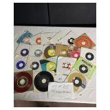 20 ASSORTED 45 RECORDS GOOD CONDITION