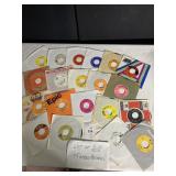 20 ASSORTED 45 RECORDS GOOD CONDITION