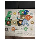 20 ASSORTED 45 RECORDS GOOD CONDITION