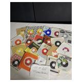 20 ASSORTED 45 RECORDS GOOD CONDITION