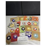20 ASSORTED 45 RECORDS GOOD CONDITION