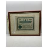 DAILY DISPATCH 4 SHARES OF STOCK IN FRAME