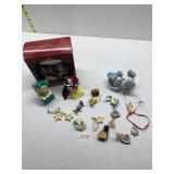 hallmark ornament, and other figures, trinkets