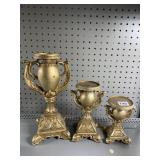3 GRADUATED SZ. CANDLE STANDS