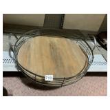 METAL FRAME 20 INCH DIAMETER WITH GALLERY AT