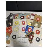 20 ASSORTED 45 RECORDS GOOD CONDITION
