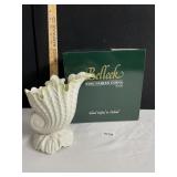 BELLEEK HERITAGE COLLECTION SCALLOP VASE 2000 AND
