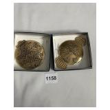 WENDELL AUGUST ORNAMENTS TWO W/ BOXES