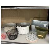 GALVANIZED AND OTHER PLANTERS