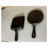 2 OVAL GALVANIZED PLANTERS