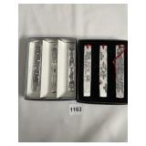 6 WENDELL AUGUST ORNAMENTS INCLUDING PITTSBURGH