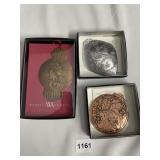 WENDELL AUGUST ORNAMENTS THREE W/ BOXES