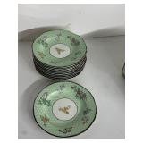 12 MOTTAHEDEH CORNELIA PLATES ENGLAND 7"