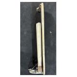 VINTAGE WALL SHELF WITH SWING OUT DRYING RACK