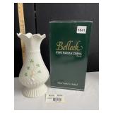 TEMPLEMORE BELLEEK VASE W/ BOX