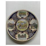 GERMAN SOUVENIR BACHARACH PLATE #3793 ON BACK -