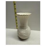 BELLEEK COLLECTOR SOCIETY MALLARD VASE 6.25" H