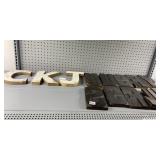 WOOD BLOCKS AND WOODEN LETTERS