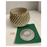 BELLEEK VASE NEEDS CLEANED