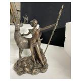 BRONZE FINISH FIGURINE