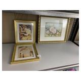 SONIE ROSE PRINT AND TWO VICTORIAN.