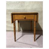 CONANT BALL CENTER DRAWER SIDE TABLE VINTAGE WITH
