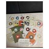 20 ASSORTED 45 RECORDS GOOD CONDITION