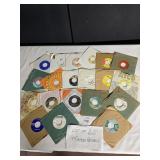 20 ASSORTED 45 RECORDS GOOD CONDITION
