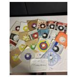 20 ASSORTED 45 RECORDS GOOD CONDITION