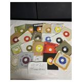 20 ASSORTED 45 RECORDS GOOD CONDITION
